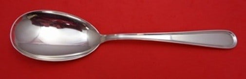 Sterling Silver Ovoid Berry Serving Spoon Calvert Pattern by Kirk 9 1/4 Inch (1 of 2)