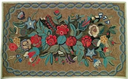 Skyland Wool Rug 4x6 Hand-Hooked Victorian Multi-Color: Skyland Wool Rug 4x6 Hand-Hooked Victorian Multi-Color Experience vintage style elegance with the Skyland Wool Rugs, a beautifully crafted piece that adds a touch of Victorian charm to any space. This