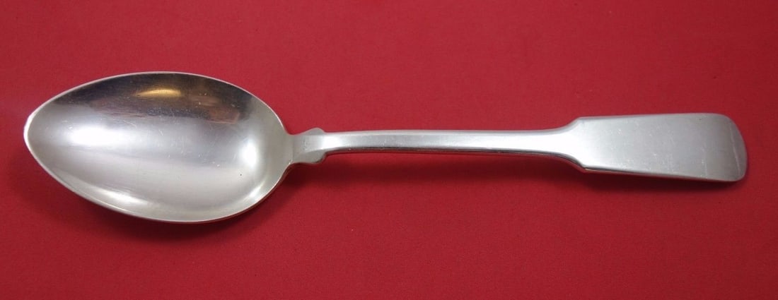 Tuttle Colonial Fiddle Sterling Silver 9 Inch Serving Spoon (1 of 2)