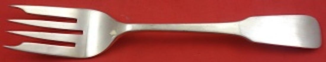 Old Newbury Crafters Moulton Sterling Silver Salad Fork 4-Tine: Old Newbury Crafters Moulton Sterling Silver Salad Fork 4-Tine This elegant salad fork features a classic 4-tine design from the Moulton pattern by Old Newbury Crafters. Crafted from high-quality ster