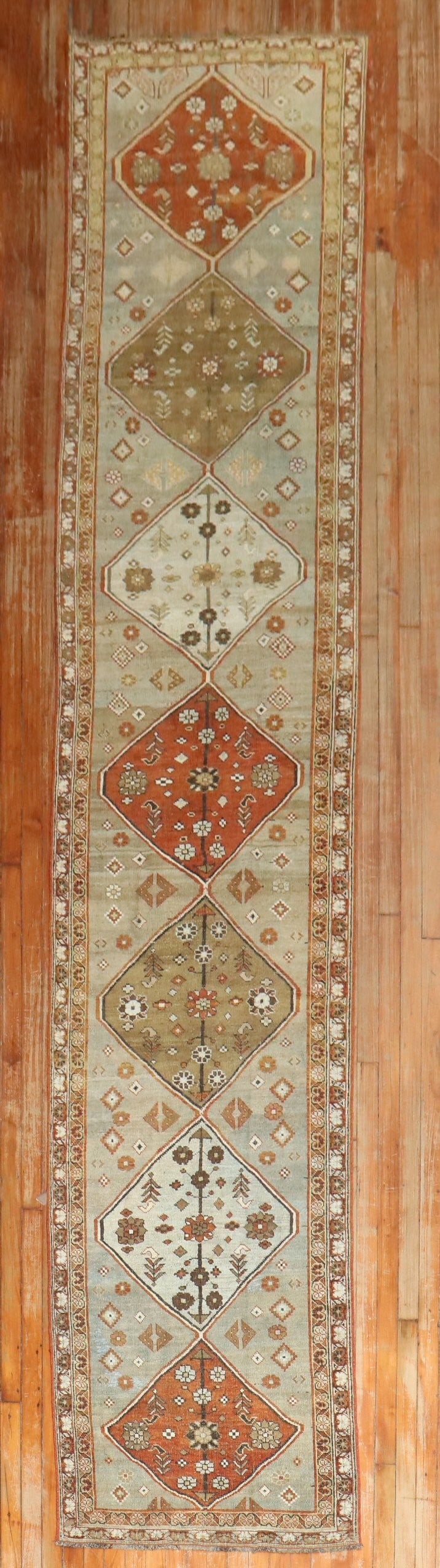 2' 9" x 14' 11" Persian Kurd Bidjar Runner (1 of 7)