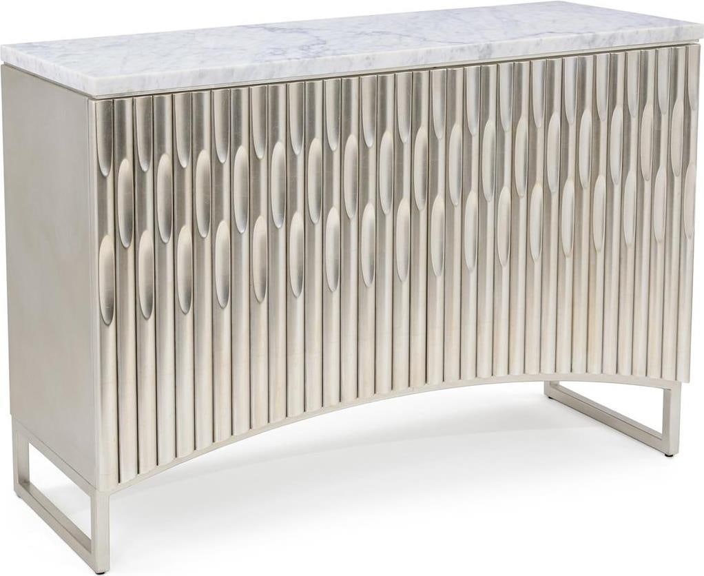John-Richard Bourdon Silver Chest Contemporary Design 33.5H 48W 18D: John-Richard Bourdon Silver Chest Contemporary Design 33.5H 48W 18D This contemporary transitional silver chest from the Bourdon collection by John-Richard is an elegant addition to any space. Featuri