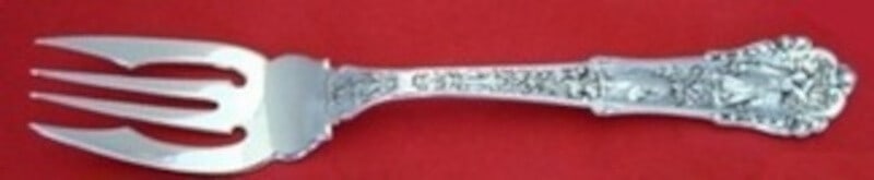 Gorham Coligni Sterling Silver Fish Salad Fork 6 7/8 Inch: Gorham Coligni Sterling Silver Fish Salad Fork 6 7/8 Inch Discover the exquisite Coligni pattern by Gorham, featuring a sterling silver fish fork or salad fork measuring 6 7/8 inches. Crafted between 