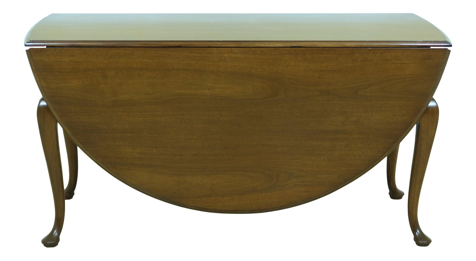 Elegant Robert Whitley Solid Walnut Drop Leaf Dining Table 40 Years Old (1 of 10)