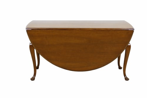 Elegant Robert Whitley Solid Walnut Drop Leaf Dining Table 40 Years Old - 4