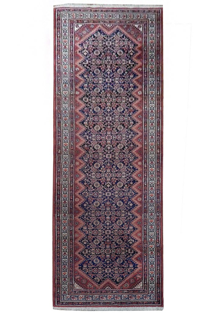 Antique Persian Herati Tabriz 3 x 9.3 Runner Premium Quality: Antique Persian Herati Tabriz 3 x 9.3 Runner Premium Quality Free continental US Shipping Enhance your space with this exquisite 3 x 9.3 Antique Persian Herati Tabriz runner. Known for its intricate d