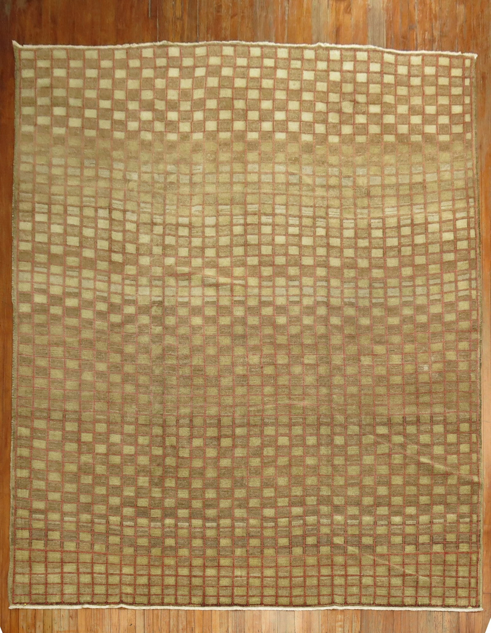 10' 10" x 12' 7" Square Kars Modernist Turkish Rug (1 of 7)