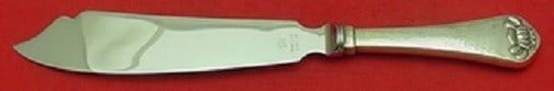Hans Hansen Waterlily Sterling Silver Ice Cream Slice 10 5/8 Inch: Hans Hansen Waterlily Sterling Silver Ice Cream Slice 10 5/8 Inch This exquisite ice cream slice, designed in the elegant Waterlily (Aakande) pattern by Hans Hansen, showcases a beautiful blend of fun