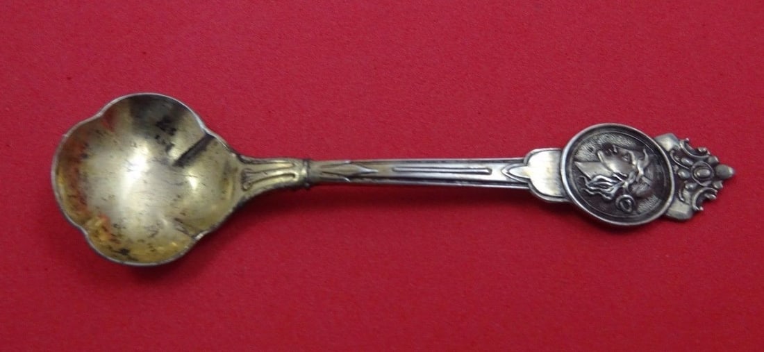 Bishop and Rein Sterling Silver Medallion Salt Spoon Master 3 5/8" (1 of 2)