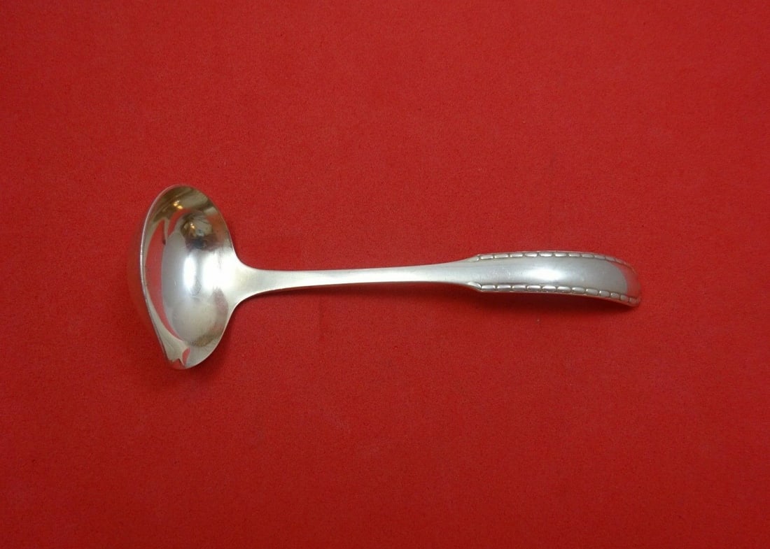 Georg Jensen Rope Sterling Silver Sauce Ladle with Oldest GI Mark (1 of 2)
