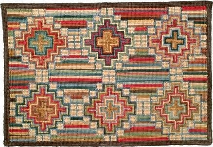 Camp Villa Montana Hand-Hooked Multi-Color Rug 2x8: Camp Villa Montana Hand-Hooked Multi-Color Rug 2x8 Enhance your space with this vibrant hand-hooked rug, featuring a lively multi-color design. Crafted with a burlap back, this rug combines durability