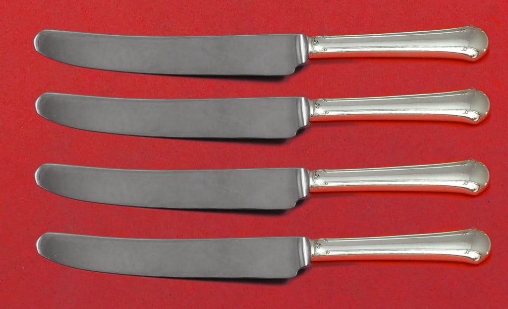 Towle Chippendale Sterling Silver 4-Piece Fruit Knife Set 7-Inch (1 of 1)