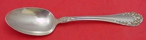 Wallace Rose Sterling Silver Serving Spoon 8 1/4": Wallace Rose Sterling Silver Serving Spoon 8 1/4" Sterling silver serving spoon in the Rose pattern by Wallace. It is not monogrammed and is in excellent pre-owned condition. Specifications Brand: Wal