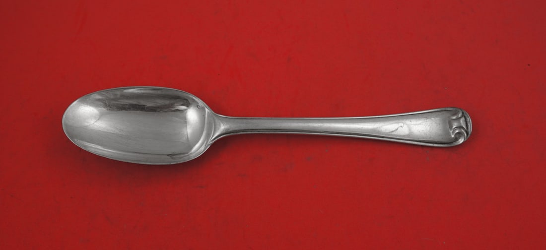 Puiforcat Mazarin Sterling Silver Serving Spoon 8 1/4 Inch: Puiforcat Mazarin Sterling Silver Serving Spoon 8 1/4 Inch Enhance your dining experience with this exquisite Mazarin serving spoon by Puiforcat. Crafted from high-quality sterling silver, this spoon