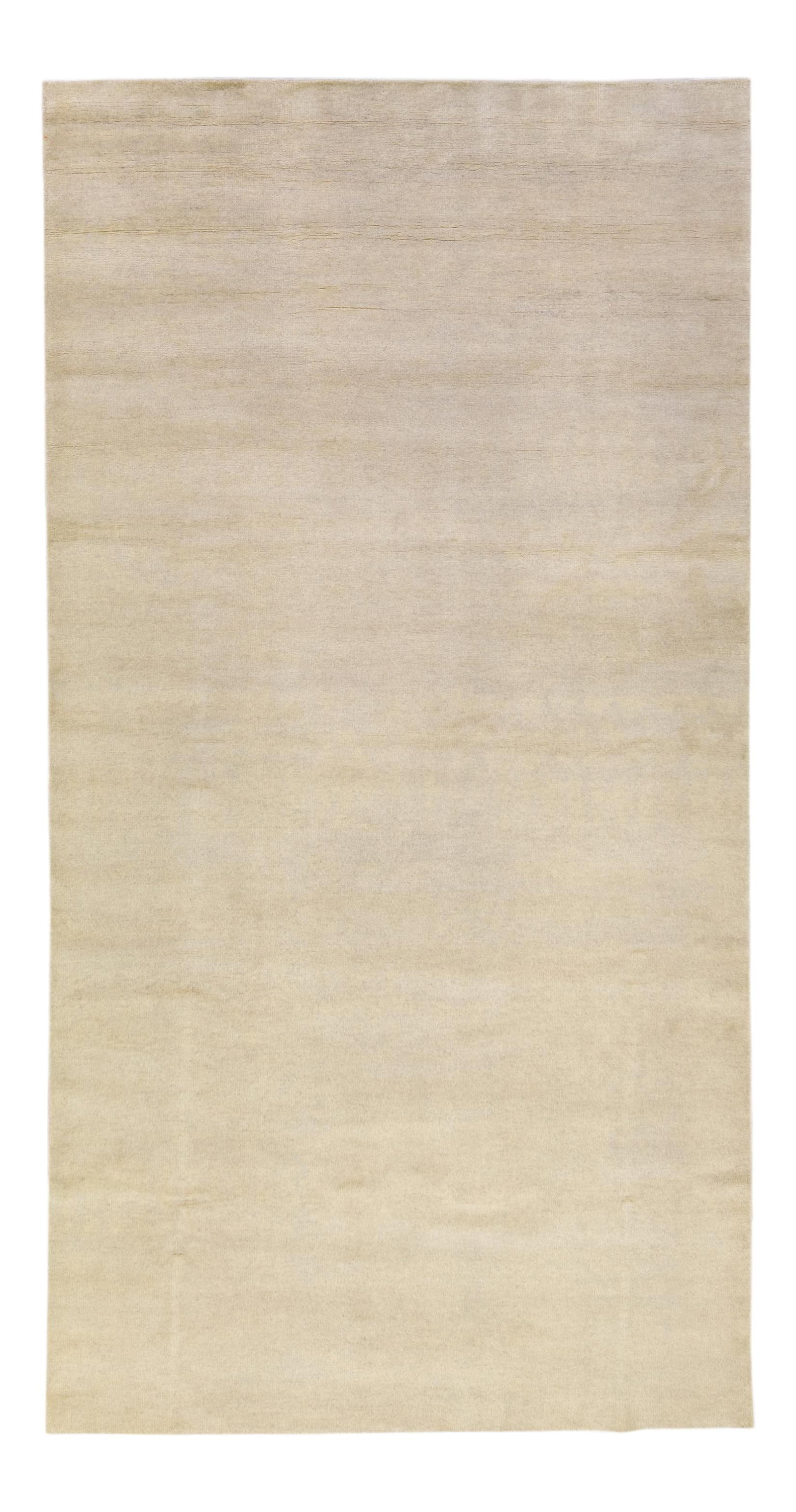 Modern Handmade Beige Wool Moroccan Rug 8'1" x 15'8": Modern Handmade Beige Wool Moroccan Rug 8'1" x 15'8" Enhance your living space with this stunning Modern Moroccan Style Handmade Solid Beige Wool Rug. Featuring a beautiful boho design on a soft beige