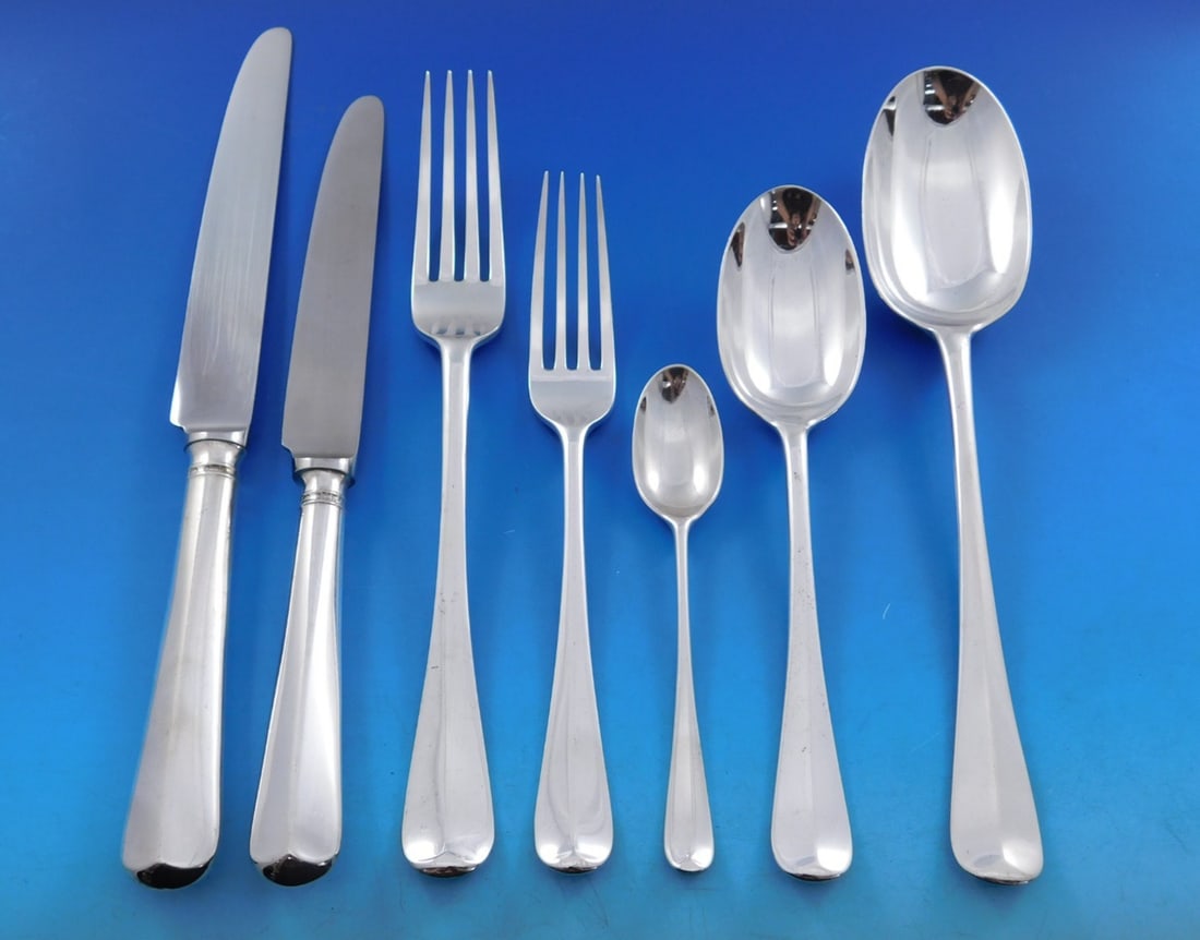 C.J. Vander Rattail Sterling Silver 85 Piece Flatware Service (1 of 6)