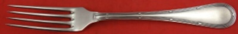 Puiforcat Bougainville Sterling Silver Dinner Fork 4-Tine 8 1/4": Puiforcat Bougainville Sterling Silver Dinner Fork 4-Tine 8 1/4" Experience the elegance of dining with the Bougainville dinner fork crafted by Puiforcat. This exquisite fork features a classic 4-tine