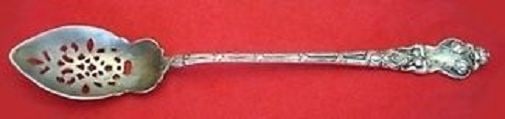 Sterling Silver Olive Spoon Unger Douvaine Goldwashed 6 1/4 (1 of 2)