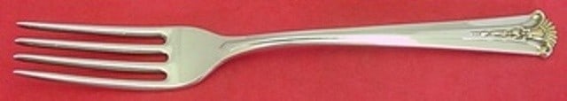 Sterling Silver Dinner Fork 7 3/4 Inch Golden Worthington Pattern: Sterling Silver Dinner Fork 7 3/4 Inch Golden Worthington Pattern This is a Kirk-Stieff Golden Worthington sterling silver dinner fork featuring clean lines and long, slender handles. Crafted in the U