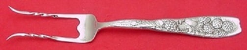 Whiting Berry Sterling Silver Baked Potato Fork 6 3/4 Red Raspberry Design (1 of 1)
