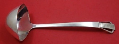 Georg Jensen Parallel Sterling Silver Gravy Ladle with GI Mark 8.25": Georg Jensen Parallel Sterling Silver Gravy Ladle with GI Mark 8.25" Discover this exquisite Sterling Silver Gravy Ladle from the renowned Parallel pattern by Georg Jensen. Crafted between 1900 and 19