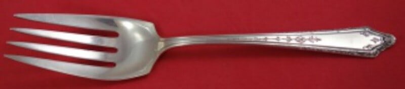 Towle Virginia Lee Sterling Silver Cold Meat Fork 8 Inch: Towle Virginia Lee Sterling Silver Cold Meat Fork 8 Inch This exquisite serving fork features the Virginia Lee pattern by Towle, crafted from high-quality sterling silver. Measuring 8 inches, this col