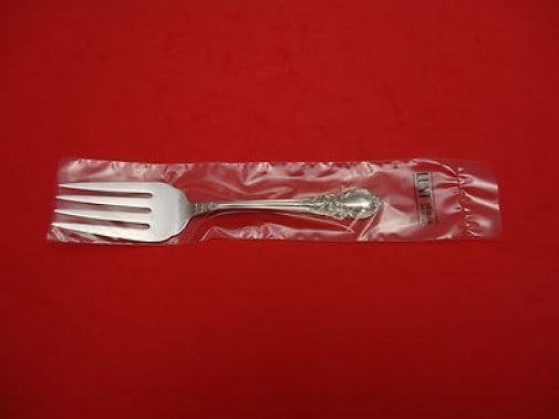 Lunt American Victorian Sterling Silver Cold Meat Fork 7.5" New (1 of 2)