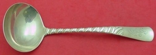 Gorham Colonial Sterling Silver Gravy Ladle 7.25 Inch Monogrammed (1 of 2)