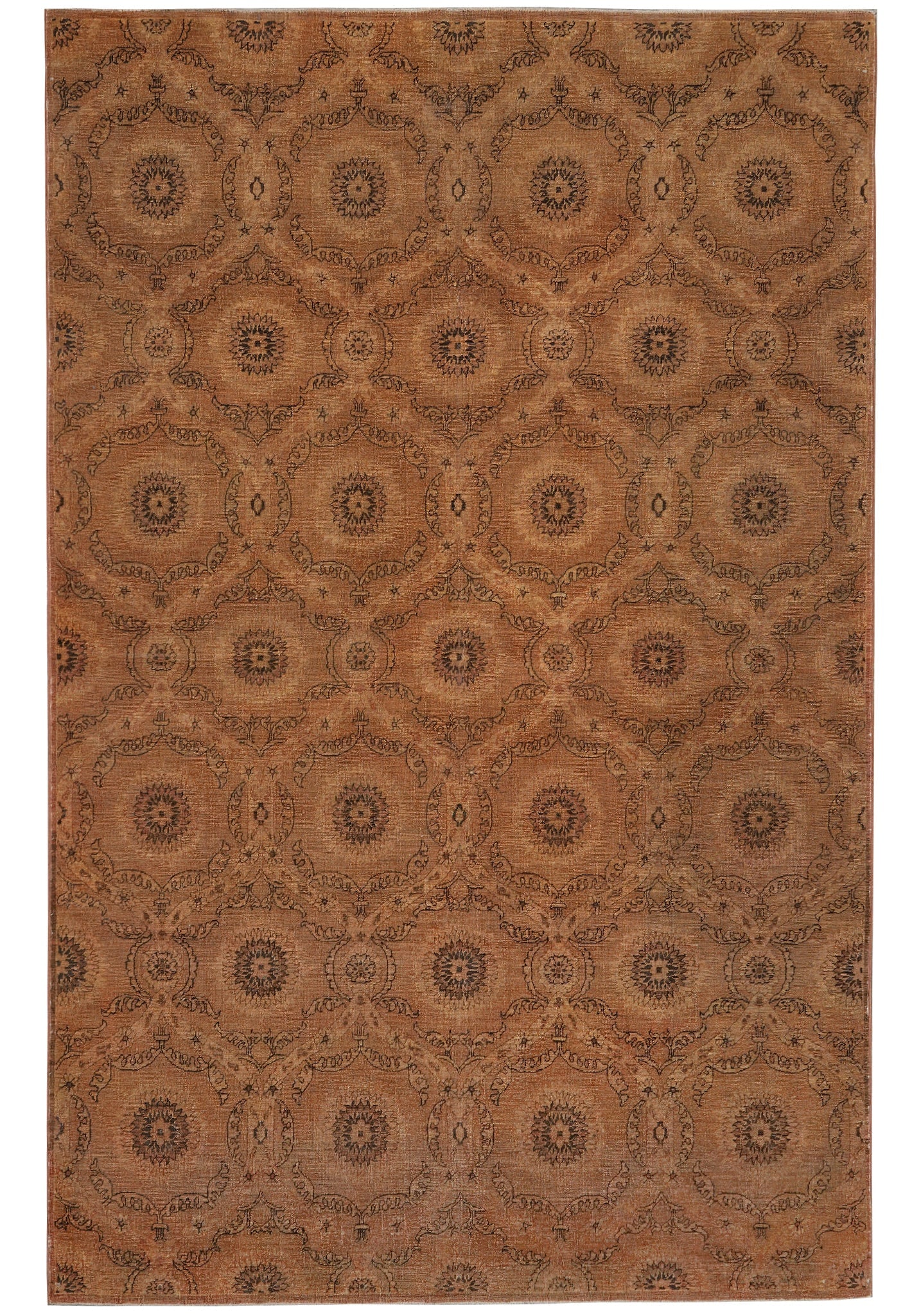 6 x 9 Hand-Knotted Chobi Wool Rug Transitional Modern Design: 6 x 9 Hand-Knotted Chobi Wool Rug Transitional Modern Design Free continental US Shipping This 6 x 9 foot transitional modern Chobi rug features a hand-knotted construction using high-quality wool, bl