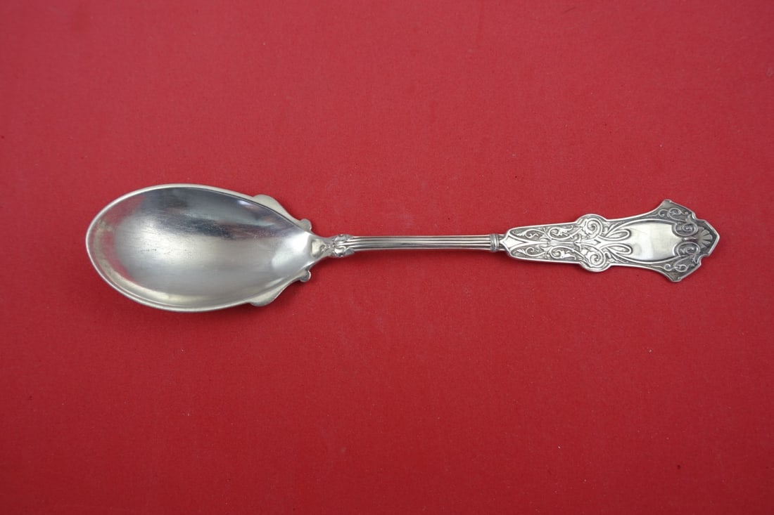 Whiting Alhambra Sterling Silver Preserve Spoon 7 Inch Pointed (1 of 2)