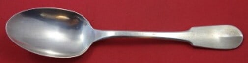 Christofle Anjou sterling silver 7 inch place soup spoon: Christofle Anjou sterling silver 7 inch place soup spoon Christofle Anjou sterling silver place soup spoon measuring 7 inches. Made in France, this pre-owned spoon is not monogrammed and is in excelle