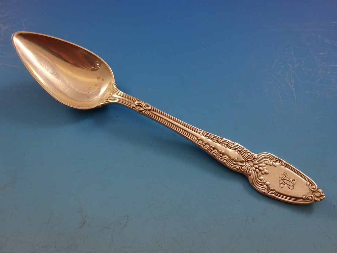 Tiffany & Co. Broom Corn Sterling Silver Grapefruit Spoon 6 Vintage (1 of 3)