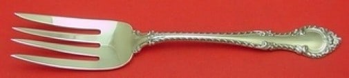 Gorham English Gadroon Sterling Silver Cold Meat Fork 8 Inch: Gorham English Gadroon Sterling Silver Cold Meat Fork 8 Inch This exquisite cold meat fork from Gorham features the elegant English Gadroon pattern, showcasing the brand's commitment to quality crafts