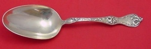 Reed Barton Les Cinq Fleurs Sterling Silver Serving Spoon 8.5" (1 of 1)