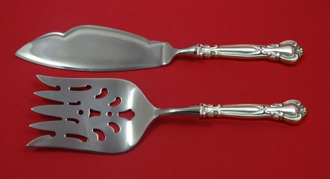 Chantilly by Gorham Sterling Silver Fish Serving Set 2 Piece Custom Made (1 of 2)