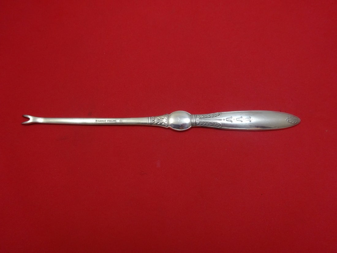 Faberge Grand Europa Sterling Silver Lobster Pick 7 5/8 inches: Faberge Grand Europa Sterling Silver Lobster Pick 7 5/8 inches Introducing the exquisite Grand Europa Lobster Pick by Faberge, crafted from high-quality sterling silver. This beautifully designed piec