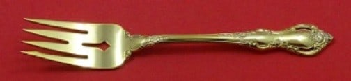 Towle Spanish Provincial Vermeil Salad Fork 6.5" Sterling Silver (1 of 1)