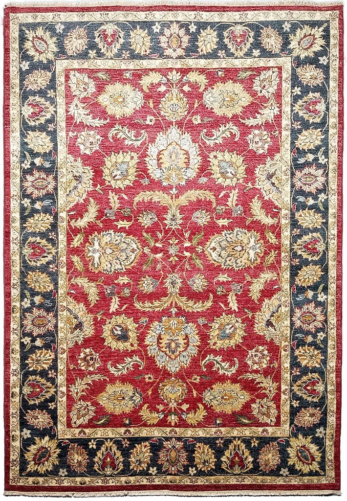 Handmade 5.7 x 8 Red Chobi Rug Premium Wool Artisan Craftsmanship: Handmade 5.7 x 8 Red Chobi Rug Premium Wool Artisan Craftsmanship Free continental US Shipping Enhance your home decor with the exquisite 5.7 x 8 Red Vegetable Dyed Chobi Rug. Handwoven by skilled art