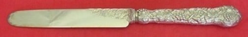 CJ Vander Sterling Silver Chased Pierced Vine Regular Knife 8 3/8": CJ Vander Sterling Silver Chased Pierced Vine Regular Knife 8 3/8" This exquisite knife features a chased and pierced vine pattern, crafted by CJ Vander between 1850 and 1899. Made of high-quality ste