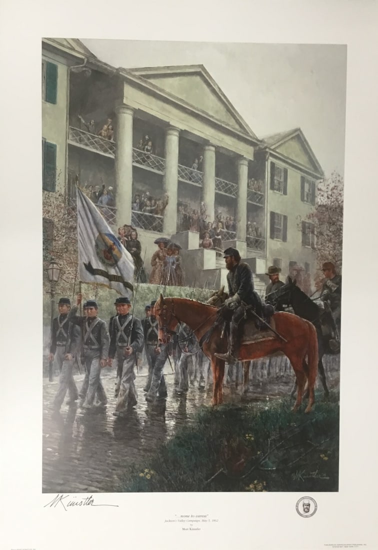 Mort Kunstler None To Caress AP Signed Limited Edition Print: Mort Kunstler None To Caress AP Signed Limited Edition Print This limited edition print titled "None To Caress" by renowned artist Mort Kunstler captures a poignant moment from American Civil War hist