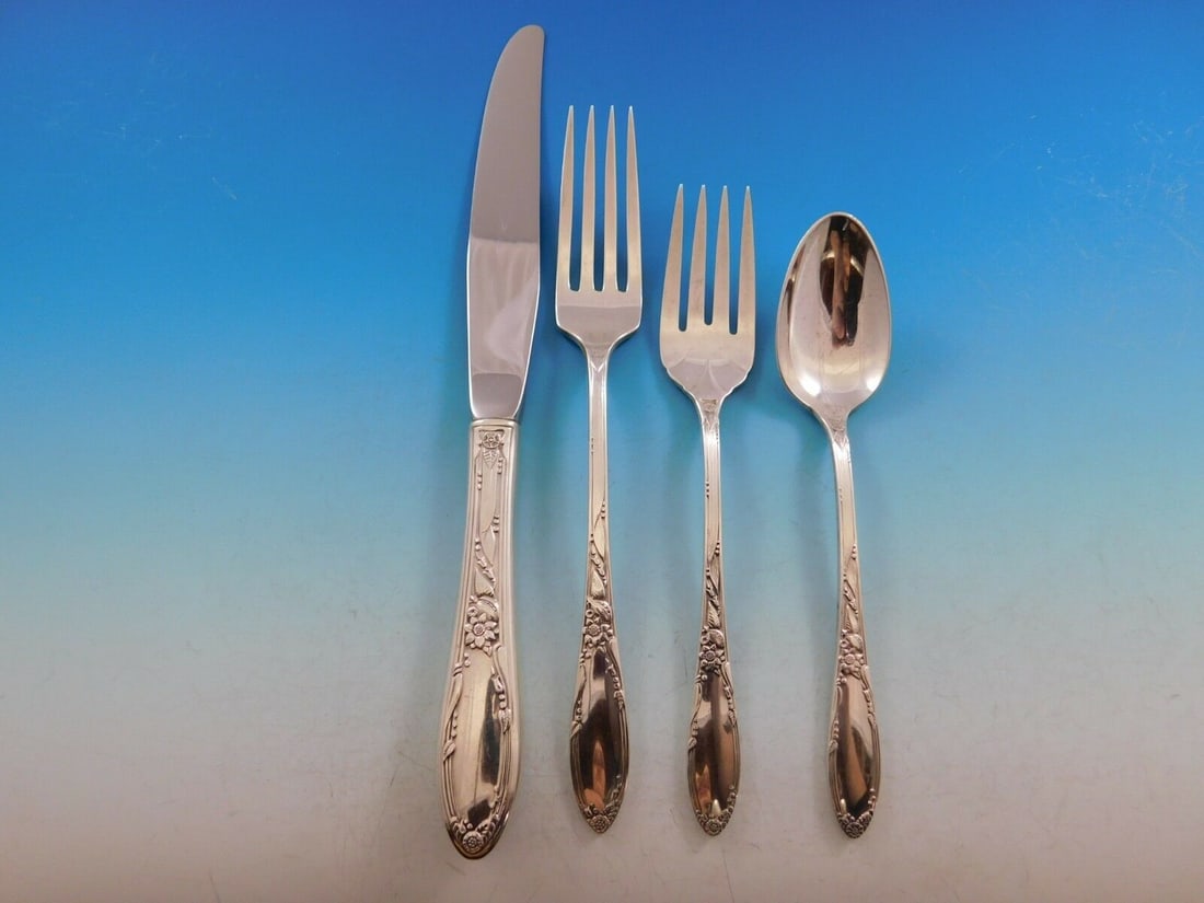 Oneida Virginian Sterling Silver 4-Piece Place Setting (1 of 4)