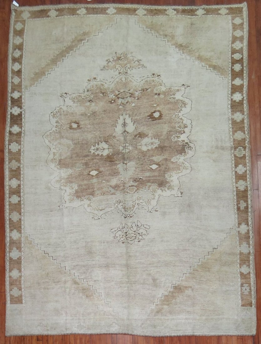 9' 1" x 13' 8" Mid 20th Century Turkish Kars Room Rug (1 of 4)
