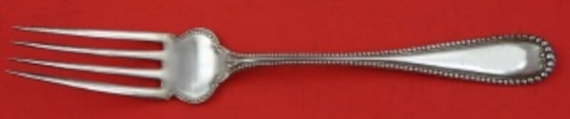 International Sterling Silver Cambridge Cold Meat Fork 8.5" Serving Piece: International Sterling Silver Cambridge Cold Meat Fork 8.5" Serving Piece This exquisite Cambridge cold meat fork is crafted from high-quality sterling silver by International. With a length of 8 1/2 