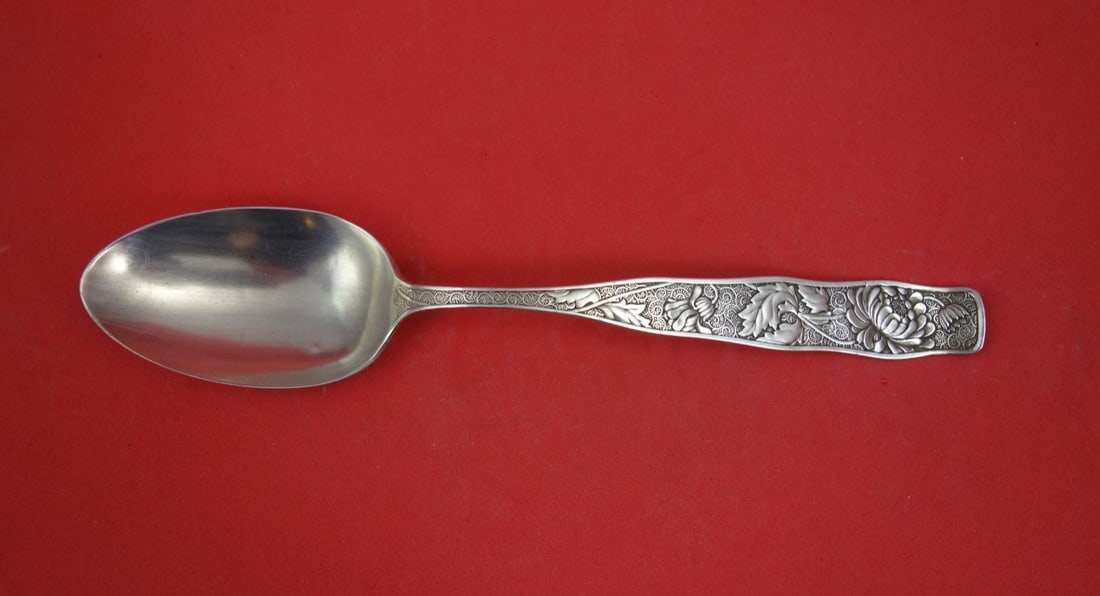 Towle Orchids Sterling Silver Serving Spoon 8 1 4: Towle Orchids Sterling Silver Serving Spoon 8 1 4 This is a Towle sterling silver serving spoon in the Orchids pattern. Crafted in the United States, this serving spoon measures 8 1/4 inches in length