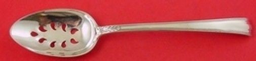 Lunt Sterling Silver 9-Hole Slotted Serving Spoon American Directoire (1 of 2)