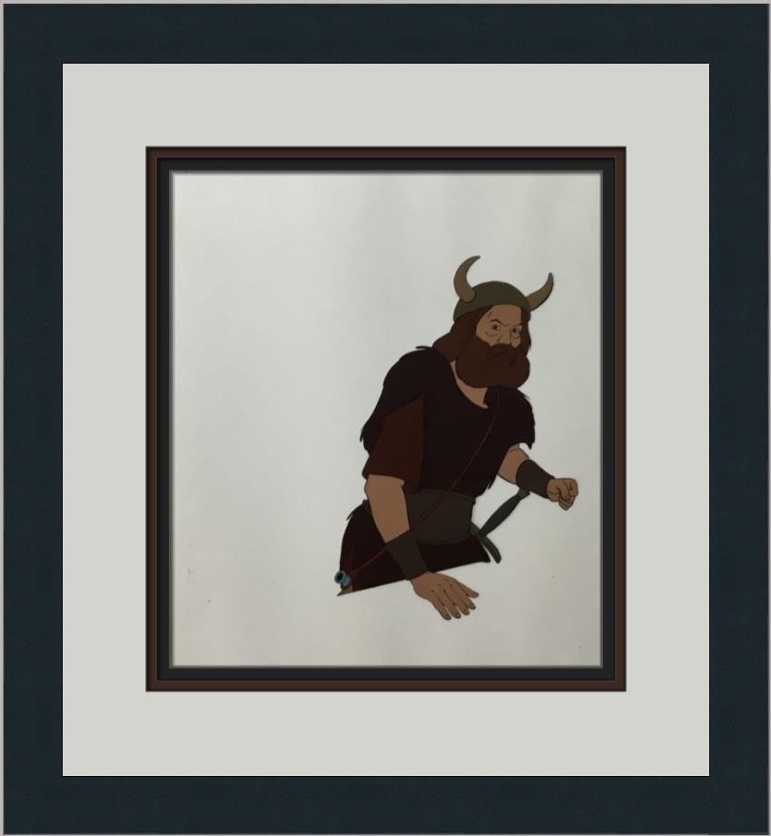 Framed Bakshi Studio Boromir Animation Cel from 1978 Lord of the Rings: Framed Bakshi Studio Boromir Animation Cel from 1978 Lord of the Rings This is an original hand-painted animation production cel featuring Boromir from the 1978 animated film adaptation of The Lord of
