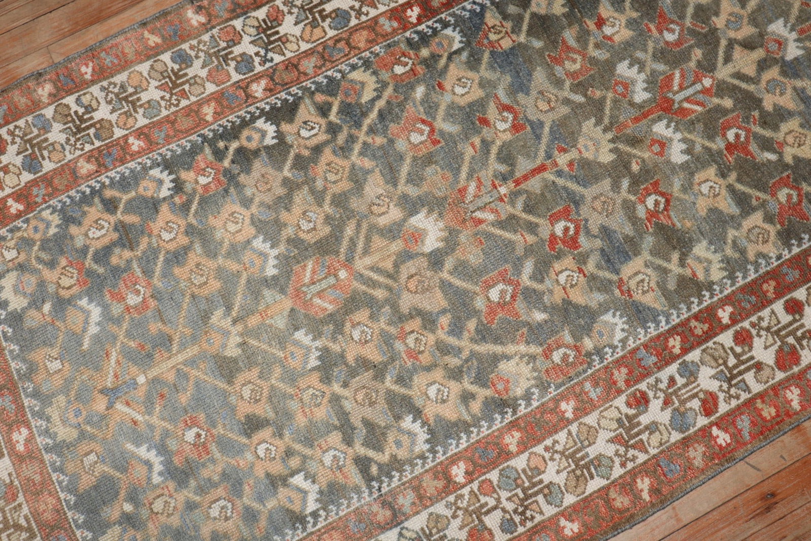3' 7" x 10' Persian Malayer Rug Runner: 3' 7" x 10' Persian Malayer Rug Runner Vintage Persian Malayer runner from the 1940s with a classic elongated runner format. This pre-owned rug is identified as a Malayer runner. Specifications Origin
