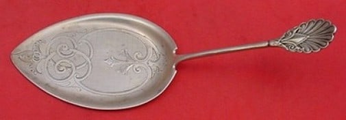 Grecian by Gorham Sterling Silver 8 Inch Pie Server Brite-Cut Monogrammed: Grecian by Gorham Sterling Silver 8 Inch Pie Server Brite-Cut Monogrammed Enhance your serving experience with this exquisite Grecian Pie Server by Gorham. Crafted from high-quality sterling silver, t