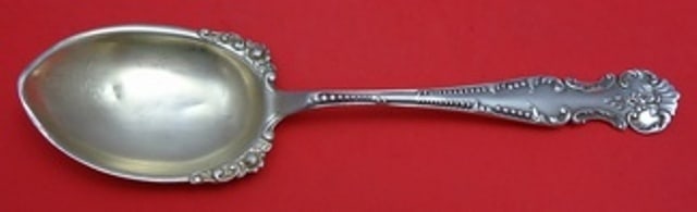 Fessenden Old Rose Sterling Silver Berry Spoon 7.5 Inch Vintage: Fessenden Old Rose Sterling Silver Berry Spoon 7.5 Inch Vintage This exquisite berry spoon features the "Old Rose" pattern by Fessenden, crafted from high-quality sterling silver. Measuring 7 1/2 inch