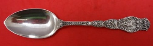 Wendell Ariel Sterling Silver 7 Inch Place Soup Spoon: Wendell Ariel Sterling Silver 7 Inch Place Soup Spoon This exquisite soup spoon is part of the Ariel pattern by Wendell, crafted from high-quality sterling silver. Measuring 7 inches, this piece showc